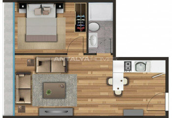 Квартира 2+1 в Стамбуле, Турция | STE-64991