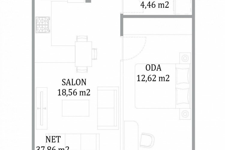 Квартира 1+1 в Стамбуле, Турция | PBB-64993