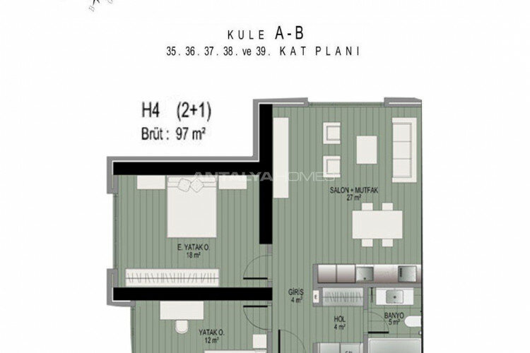 Квартира 1+1 в Стамбуле, Турция | STE-64997