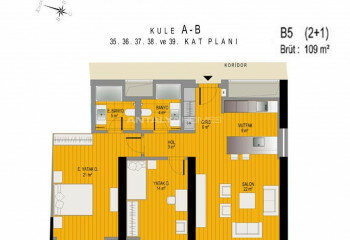 Квартира 1+1 в Стамбуле, Турция | STE-64997