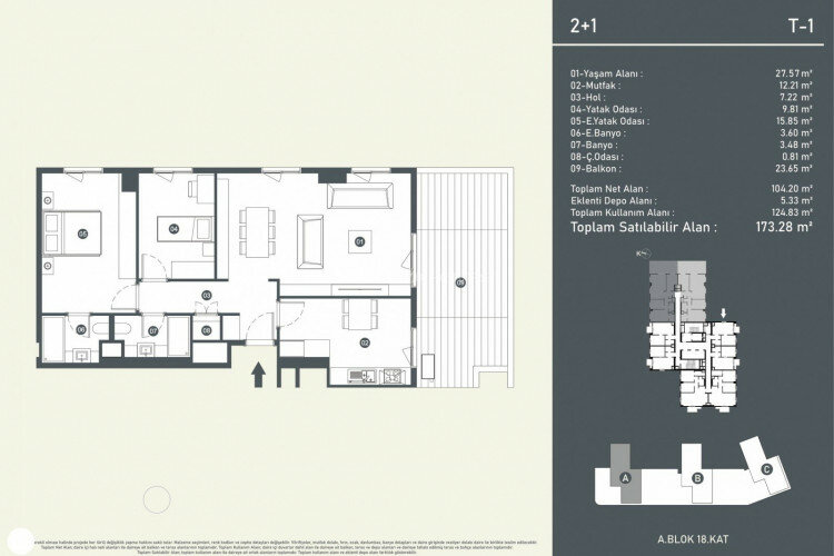 Квартира 1+1 в Стамбуле, Турция | PBB-64999