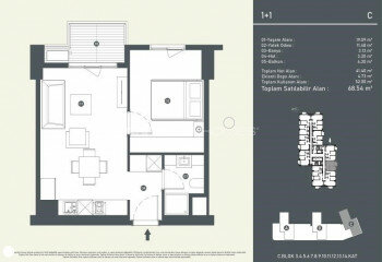 Квартира 1+1 в Стамбуле, Турция | PBB-64999