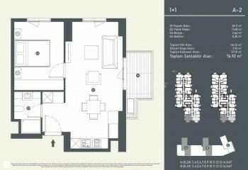 Квартира 2+1 в Стамбуле, Турция | SBB-65000