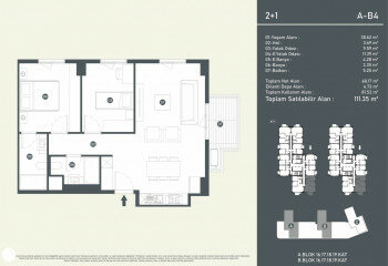 Квартира 2+1 в Стамбуле, Турция | SBB-65000