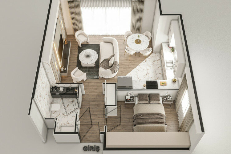 Квартира 1+1 в Эсеньюрте, Турция | STE-65006