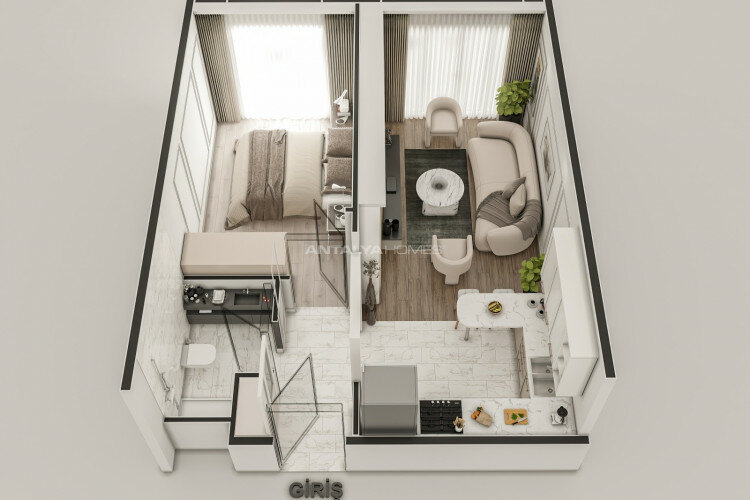 Квартира 1+1 в Эсеньюрте, Турция | STE-65006