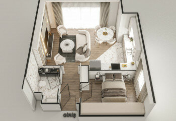 Квартира 1+1 в Эсеньюрте, Турция | STE-65006