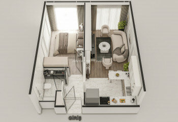 Квартира 1+1 в Эсеньюрте, Турция | STE-65006