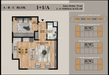 Квартира 1+1 в Эсеньюрте, Турция | STE-65006