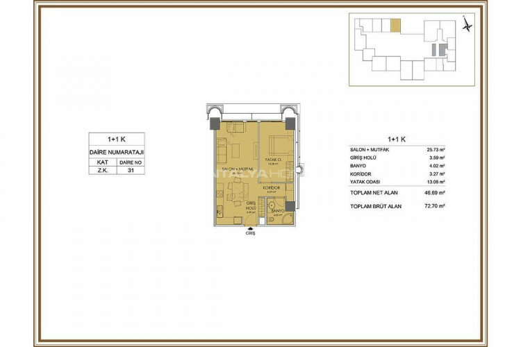 Квартира 2+1 в Стамбуле, Турция | STE-65140