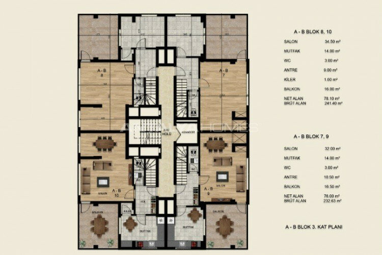 Квартира 3+1 в Бурсе, Турция | PBB-65147