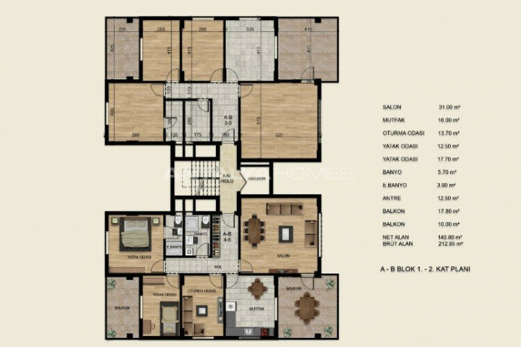 Квартира 3+1 в Бурсе, Турция | PBB-65147