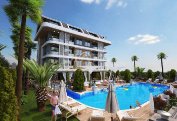 Квартира 1+1 в Алании, Турция | STE-65202