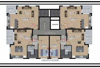 Квартира 2+1 в Алании, Турция | STE-65211