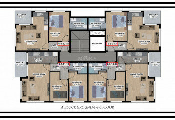 Квартира 2+1 в Алании, Турция | STE-65211