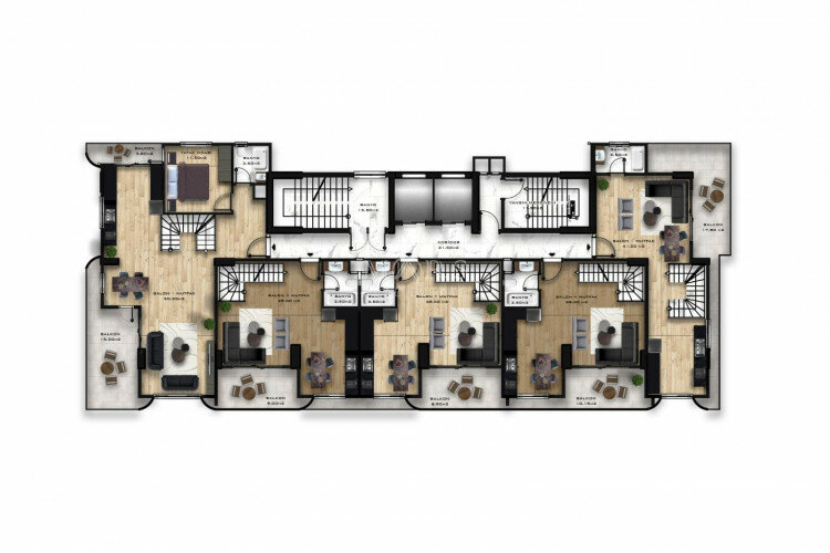 Квартира 3+1 в Алании, Турция | STE-65234