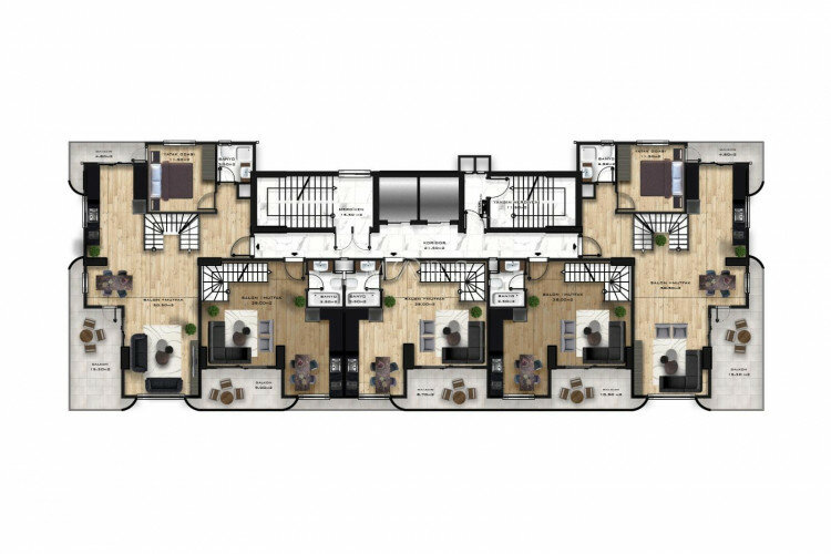 Квартира 3+1 в Алании, Турция | STE-65234