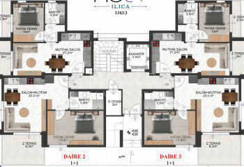 Квартира 1+1 в Алании, Турция | SBB-65253