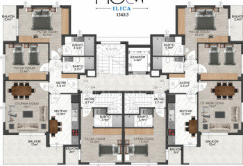 Квартира 3+1 в Алании, Турция | STE-65255