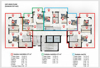 Квартира 1+1 в Алании, Турция | PTE-65262