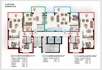 Квартира 1+1 в Алании, Турция | PTE-65262