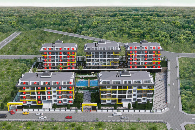 Квартира 2+1 в Алании, Турция | STE-65268