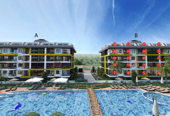 Квартира 1+1 в Алании, Турция | PBB-65267