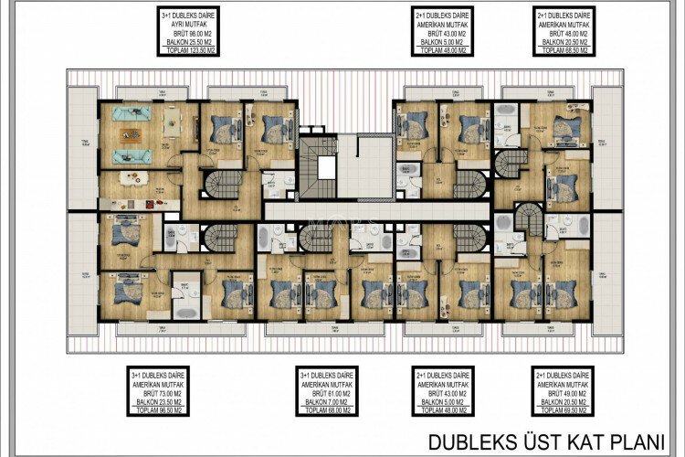 Квартира 3+1 в Алании, Турция | PKK-65278
