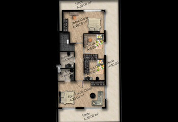 Квартира 3+1 в Алании, Турция | STE-65284