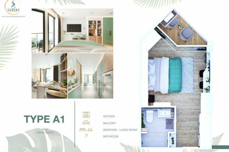 Кондоминиум в Сурине, Таиланд | THE407595