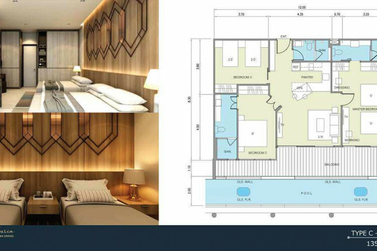 Кондоминиум в Сурине, Таиланд | THE107672