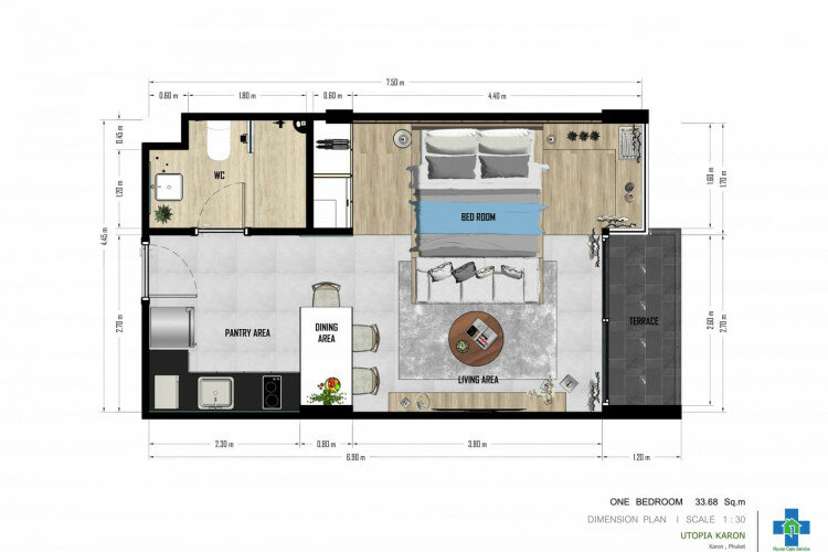 Кондоминиум в Кароне, Пхукет, Таиланд | THE208301
