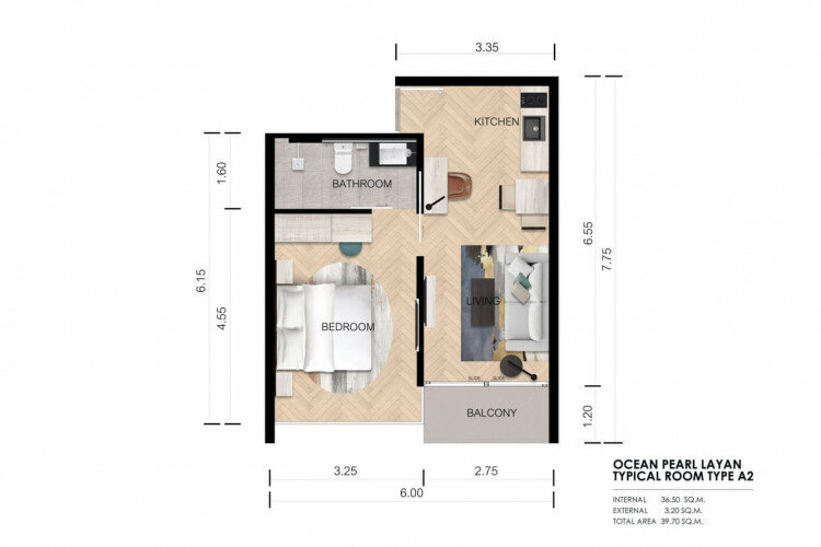 Кондоминиум в Лаянае, Пхукет, Таиланд | THE407084