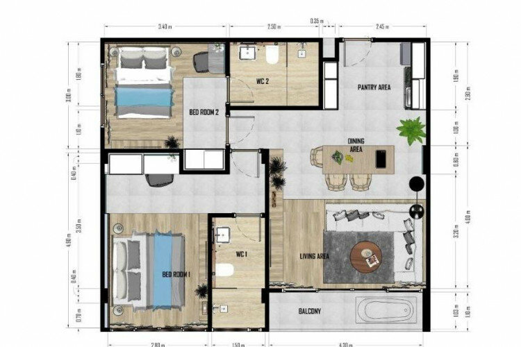 Кондоминиум на Пхукете, Таиланд | THE313693