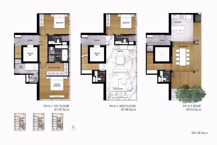 Пентхаус в Бангкоке, Таиланд | THE549501