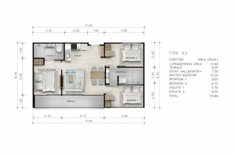 Дом в Януи, Пхукет, Таиланд | THE207077