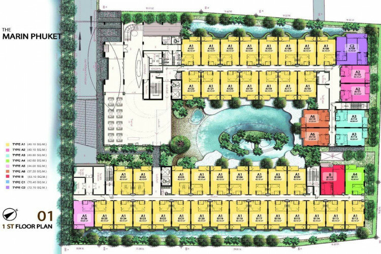 Кондоминиум в Камале, Пхукет, Таиланд | THE307473