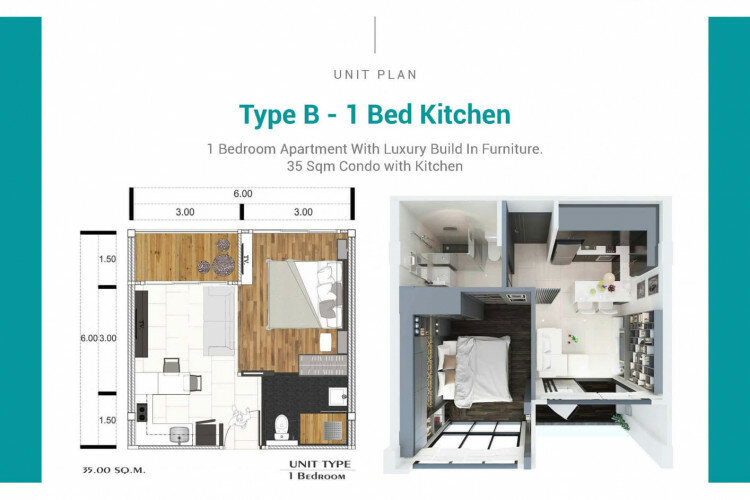 Кондоминиум в Камале, Пхукет, Таиланд | THE426817