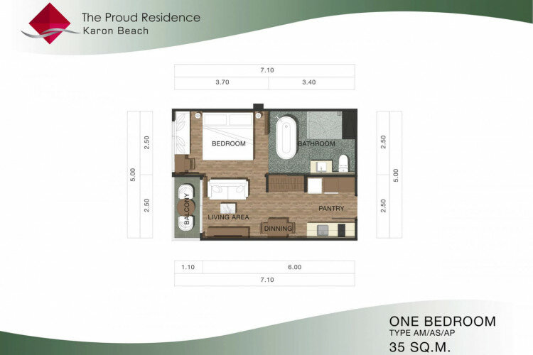 Кондоминиум в Кароне, Пхукет, Таиланд | THE307640