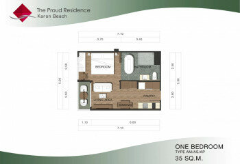 Кондоминиум в Кароне, Пхукет, Таиланд | THE307640