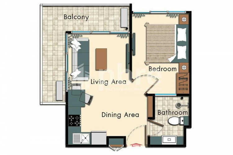 Кондоминиум в Паттайе, Таиланд | THE340682