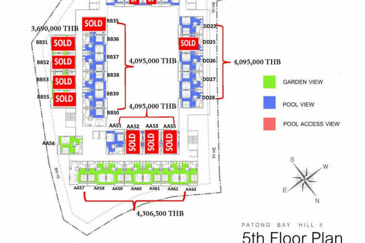 Кондоминиум в Патонге, Таиланд | THE308241
