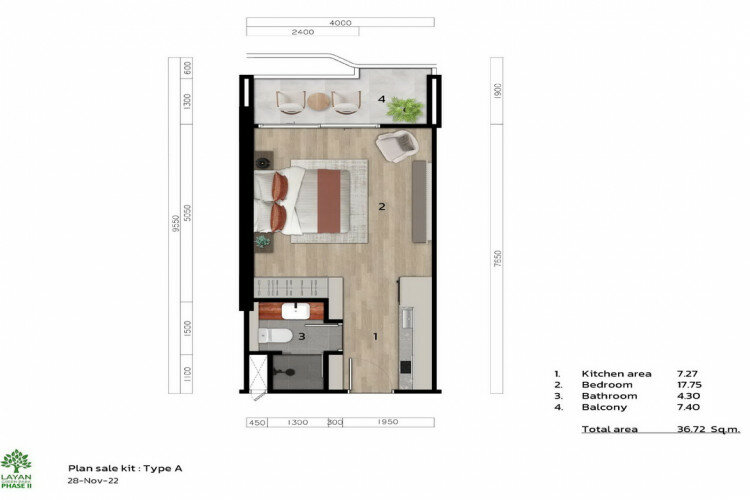 Кондоминиум на Пхукете, Таиланд | THE358865
