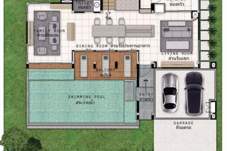 Дом в Банг Ламунге, Таиланд | THE155066