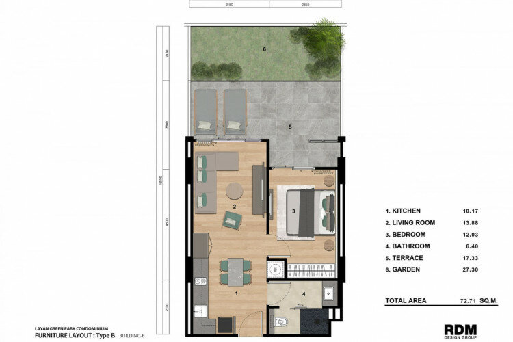 Кондоминиум в Лаянае, Пхукет, Таиланд | THE207388