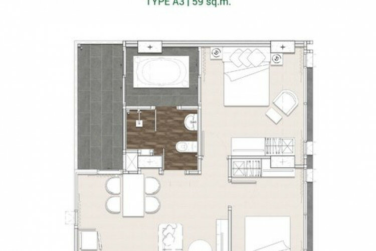 Кондоминиум в Саттахипе, Таиланд | THE426427