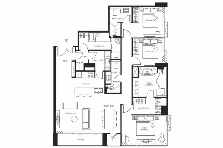 Дом в Бангкоке, Таиланд | THE426835