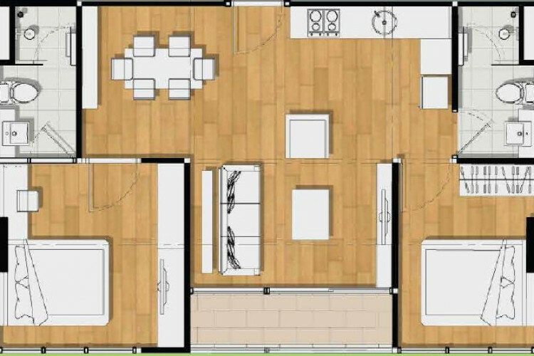 Кондоминиум в Чонбури, Таиланд | THE456210