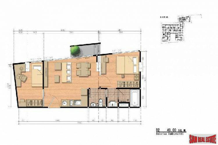 Квартира в Бангкоке, Таиланд | THE520844