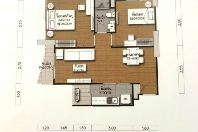 Кондоминиум в Чиангмае, Таиланд | THE256823